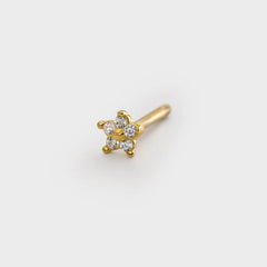 Star Piercing with Zirconia