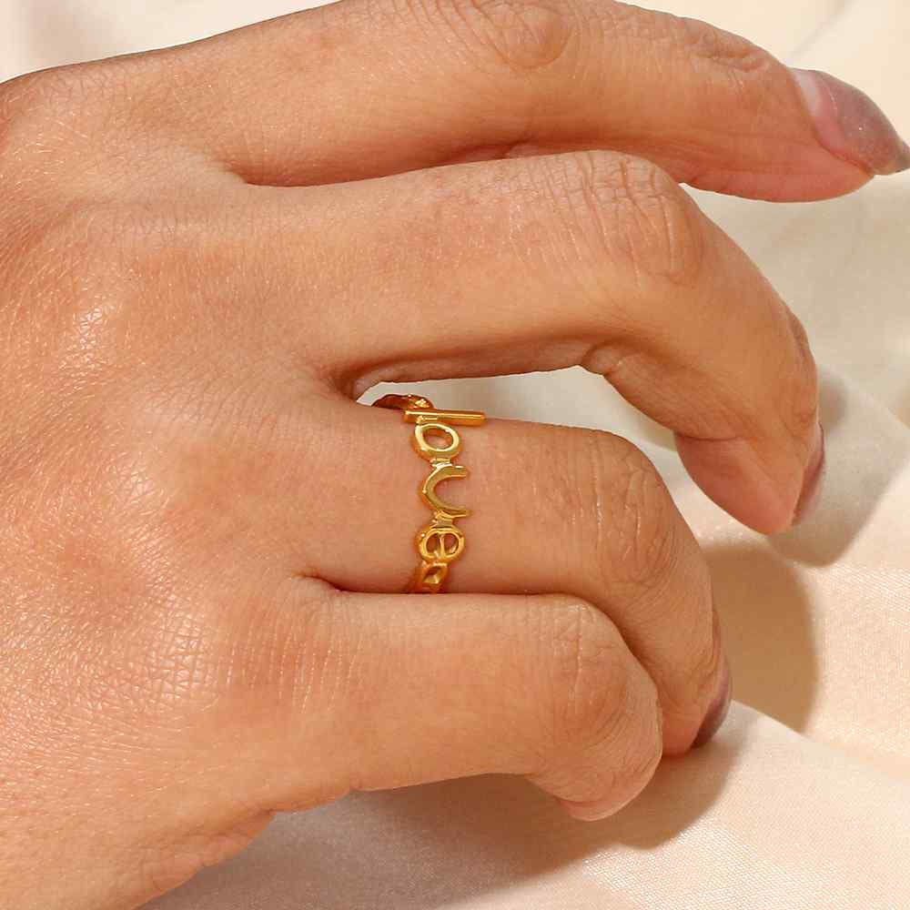 Braided Love Ring