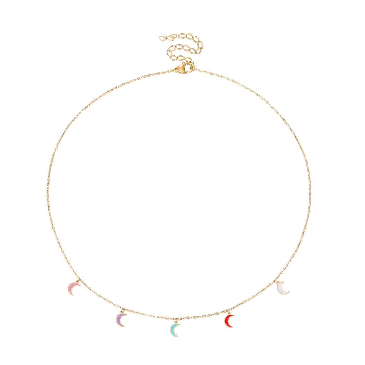 Multi-Moon Necklace