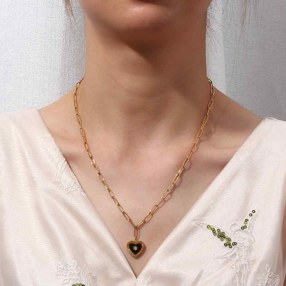 Black Love Necklace