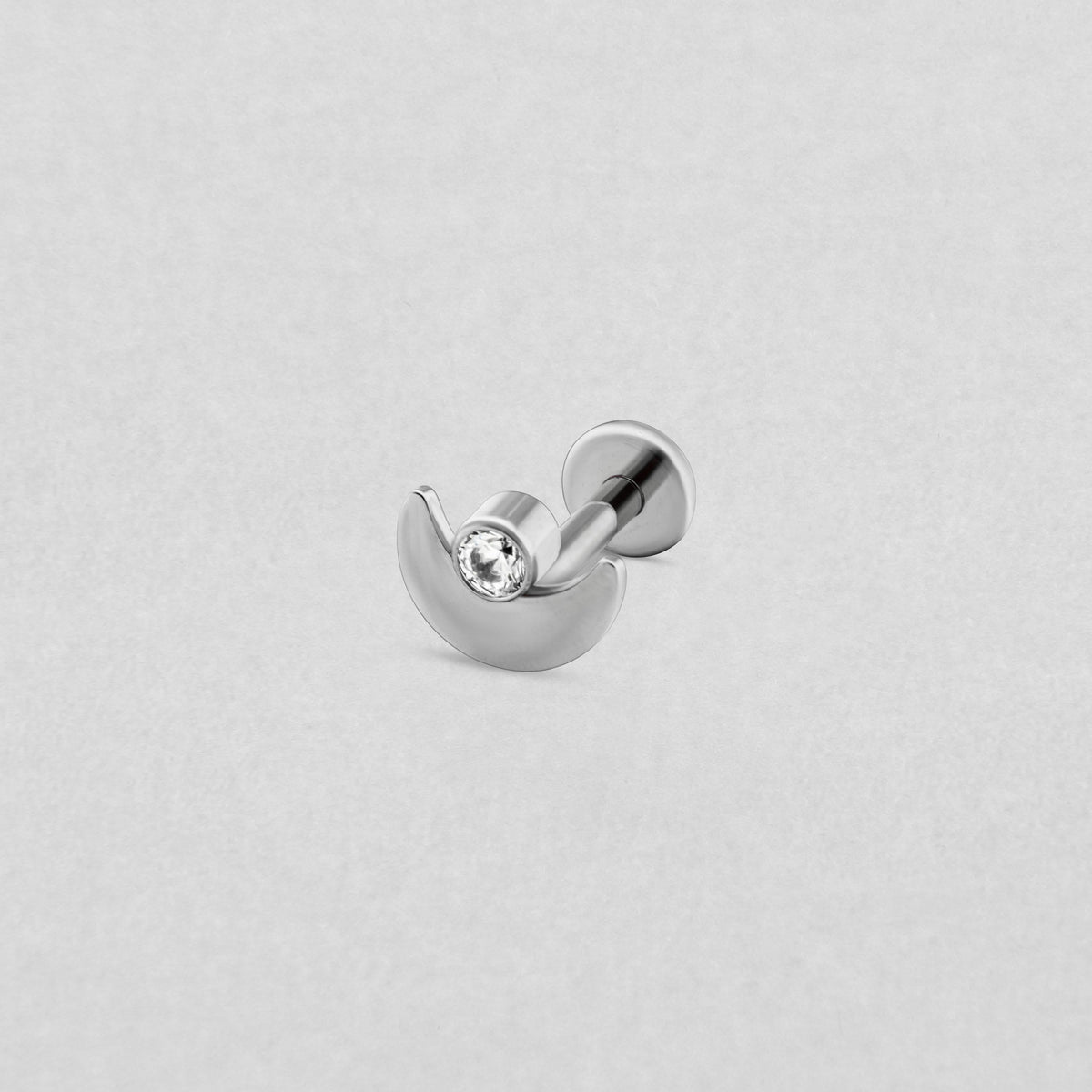 Top LUNA liso silver